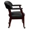 Emma and Oliver Conference Chair with Accent Nail Trim and Casters
